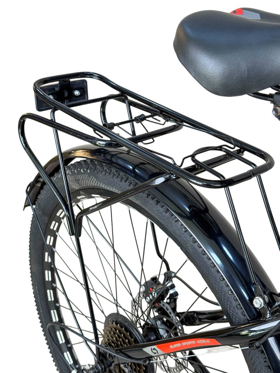 26-Inch Multi-Purpose Bicycle with Front Basket & 21-Speed Gears