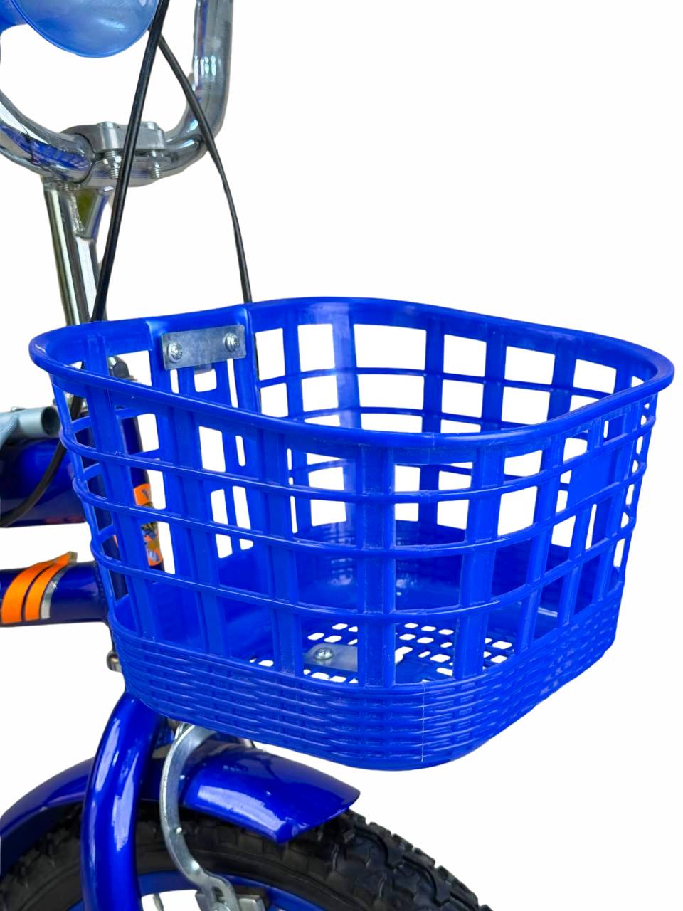 TIGER Kids Bike 16 Inch with Front Basket & Back Seat – For Children 4 to 7 Years