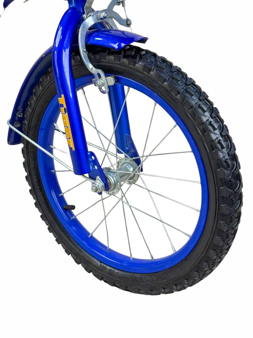 TIGER Kids Bike 16 Inch with Front Basket & Back Seat – For Children 4 to 7 Years