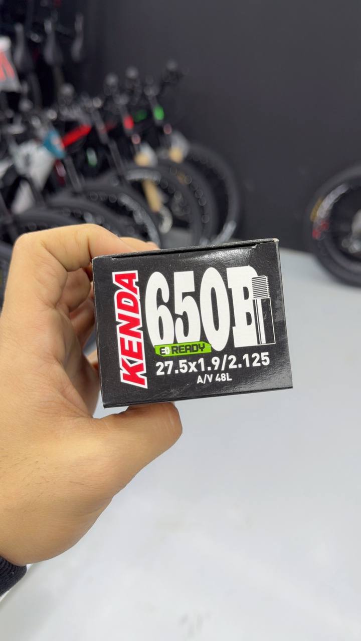 KENDA Bicycle Inner Tube 27.5×1.9/2.125 with 48mm Schrader Valve – Made in Indonesia