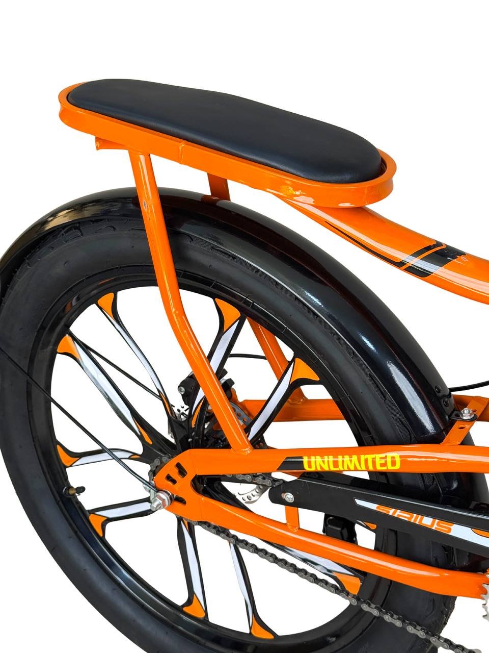 BMX 24 Inch Bike – Durable Frame with Front Basket & Padded Rear Seat (Height 140–175 cm)