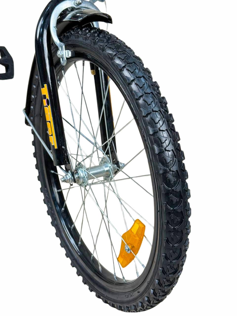 TIGER Kids Bike 20 Inch with Front Basket & Back Seat – For Children 6 to 10 Years