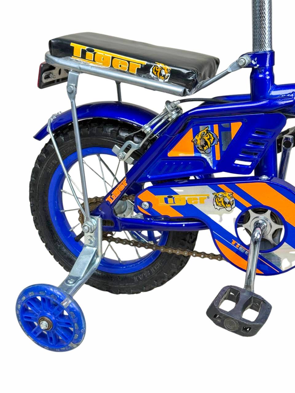 TIGER Kids Bike 12 Inch with Front Basket & Back Seat – For Children 2 to 5 Years