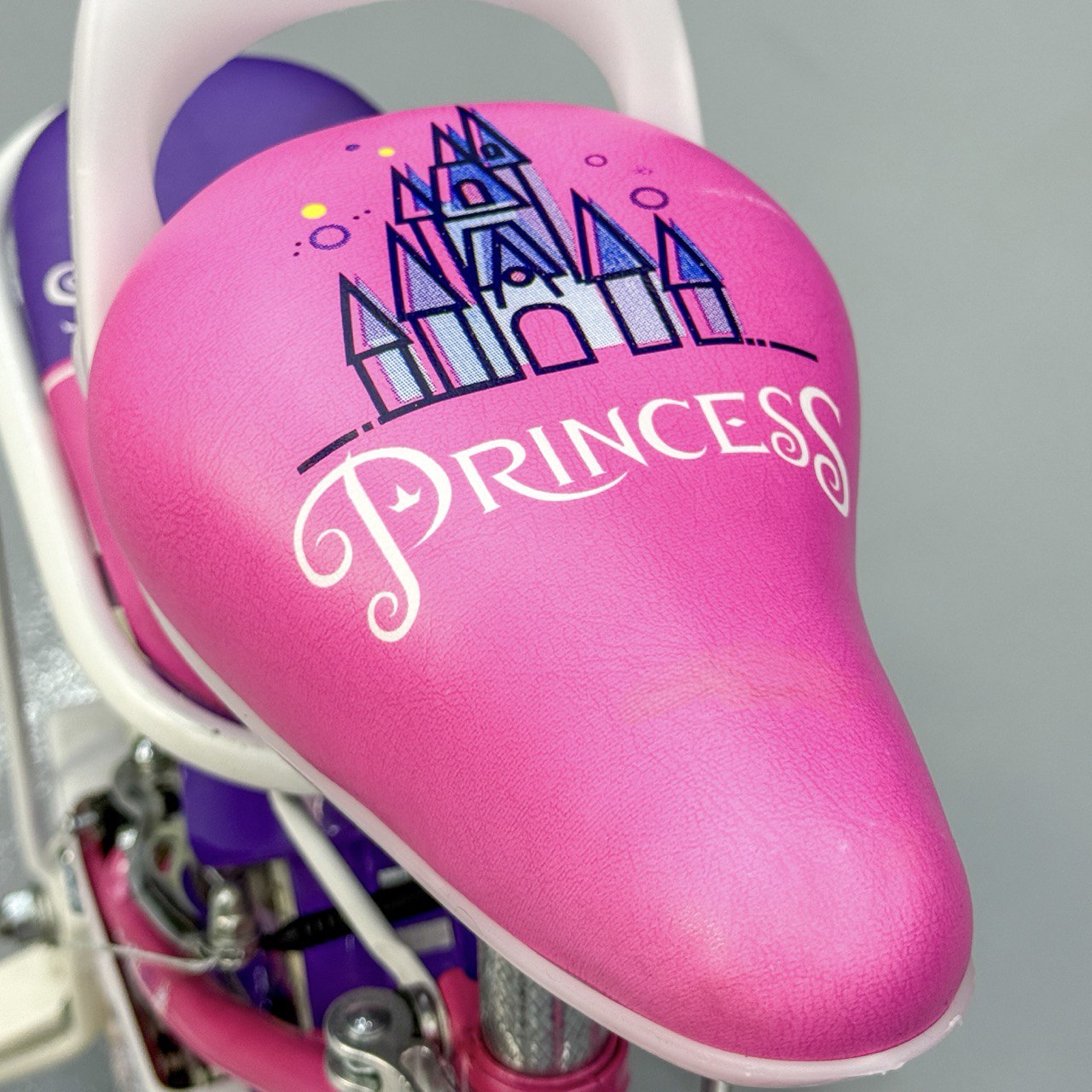 Princess Edition 12" Girls' Bike – With Front Basket & Training Wheels (Ages 2–5 Years)