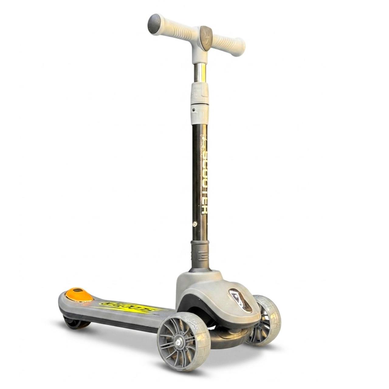 3-Wheel Light-Up Kids Scooter with Music - Foldable & Height Adjustable (Ages 2-10)
