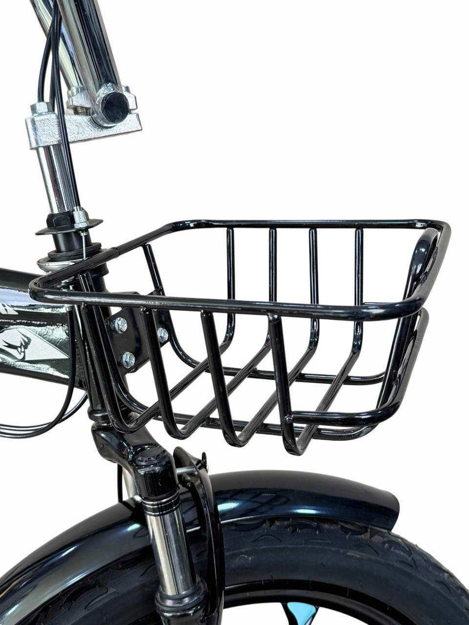 BMX 24 Inch Bike – Durable Frame with Front Basket & Padded Rear Seat (Height 140–175 cm)