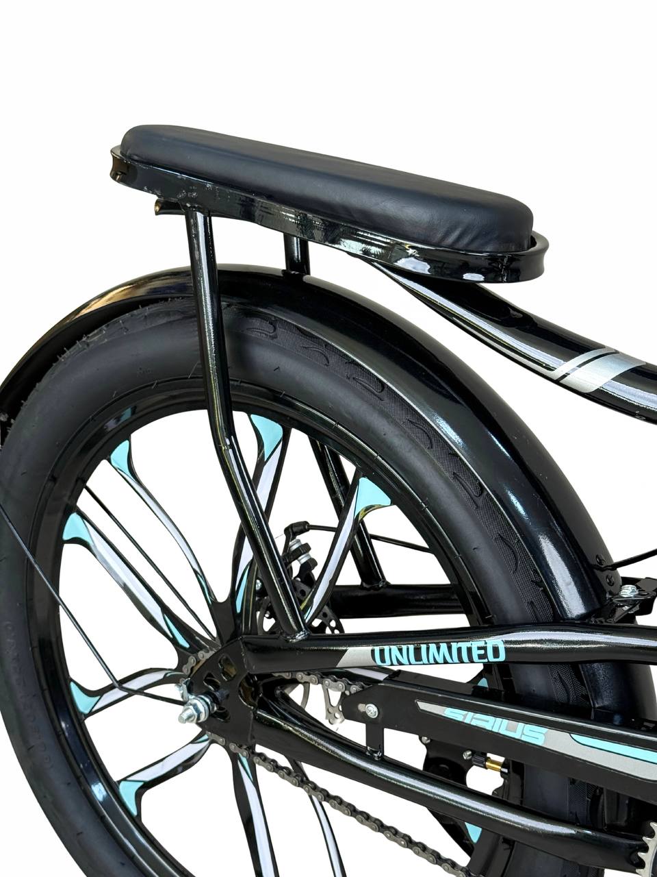 BMX 24 Inch Bike – Durable Frame with Front Basket & Padded Rear Seat (Height 140–175 cm)