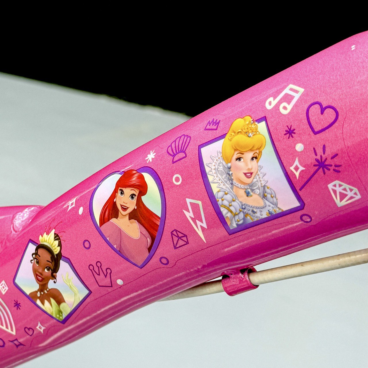 Princess Edition 12" Girls' Bike – With Front Basket & Training Wheels (Ages 2–5 Years)