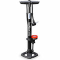 Large bicycle pump with a gauge