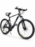 دراجة جلاكسي هوائية جبلية مقاس 26 بوصة - ألومنيوم - 21 سرعة - تعليق أمامي - مكابح قرصية - إطارات كيندا