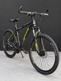 Hador Steer 26 Inch Mountain Bike – Aluminum Frame – 21 Speed – Lockout Front Suspension – Disc Brakes