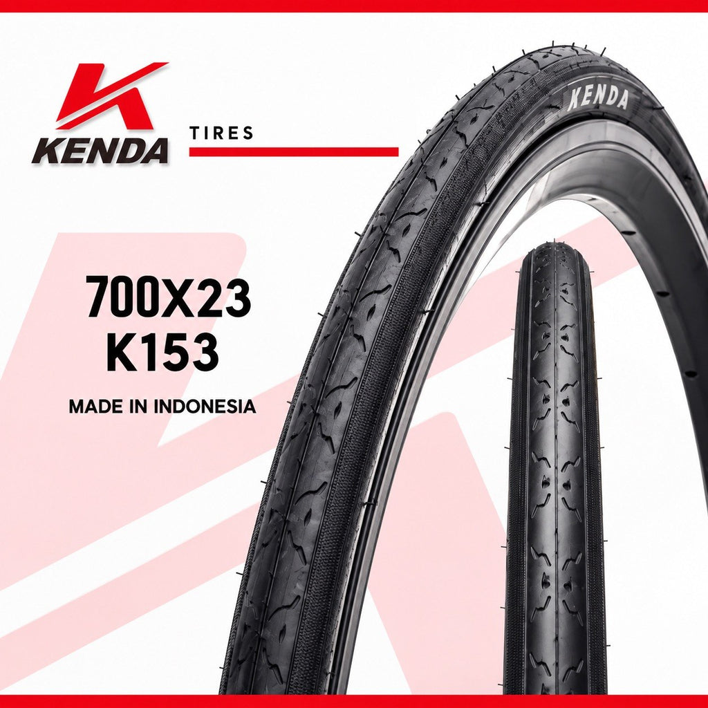 KENDA K153 Bicycle Tire 700×23C – Made in Indonesia