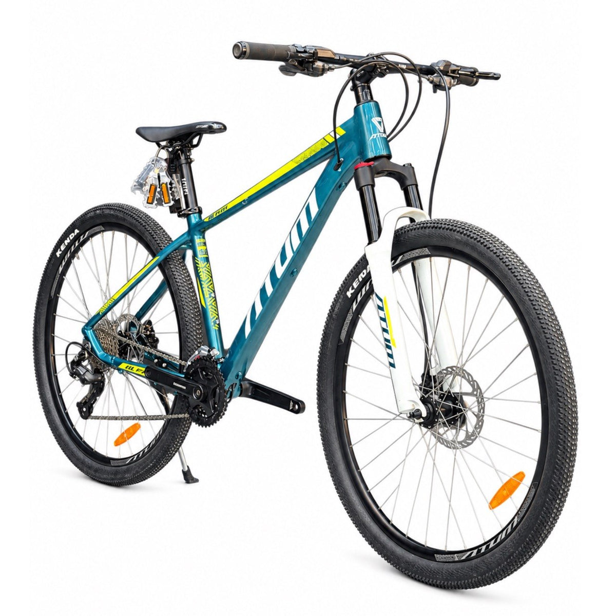 Atum Alpha 29 Mountain Bike – Aluminum Frame, 27-Speed Shimano, Hydraulic Disc Brakes