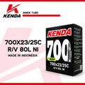KENDA Bicycle Inner Tube 700×23/25C with 80mm Removable Presta Valve (R/V) – Made in Indonesia